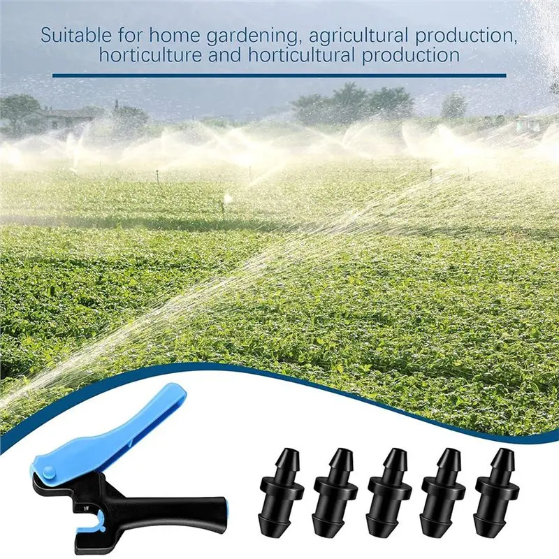 B97A-Drip Irrigation Hole Punch Tool Small Hole Punch Drip Irrigation Punch Tool For Outdoor Garden Lawn Pipe System Hose Tubing