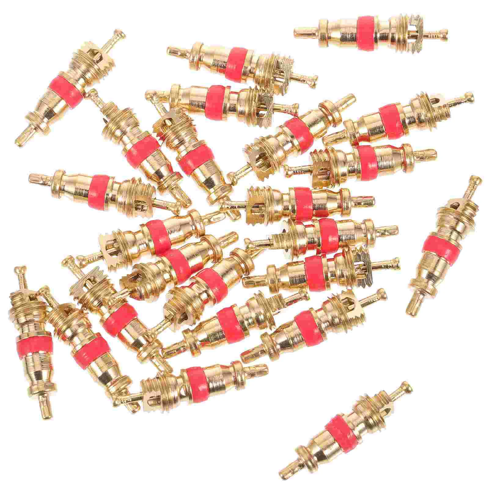 

Valve Caps for Car Tires Portable Valves Part Universal Stem Yellow Copper