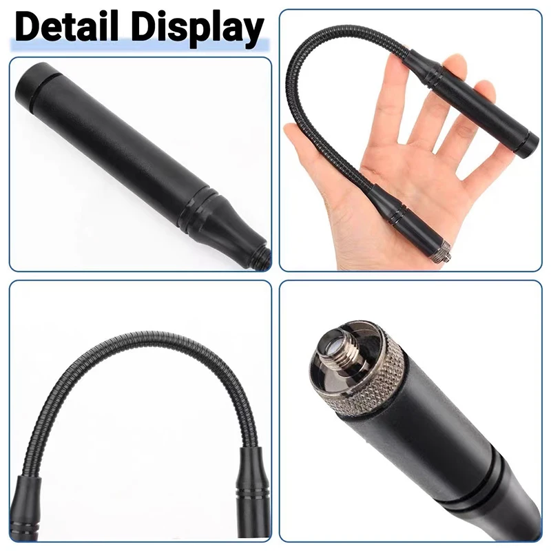 هوائي تكتيكي ثنائي النطاق SMA-أنثى لـ Quansheng UV K5 K5(8) K6 Baofeng UV-5R BF-888S UV 5RH 21 17 Pro K61 KENWOOD #4