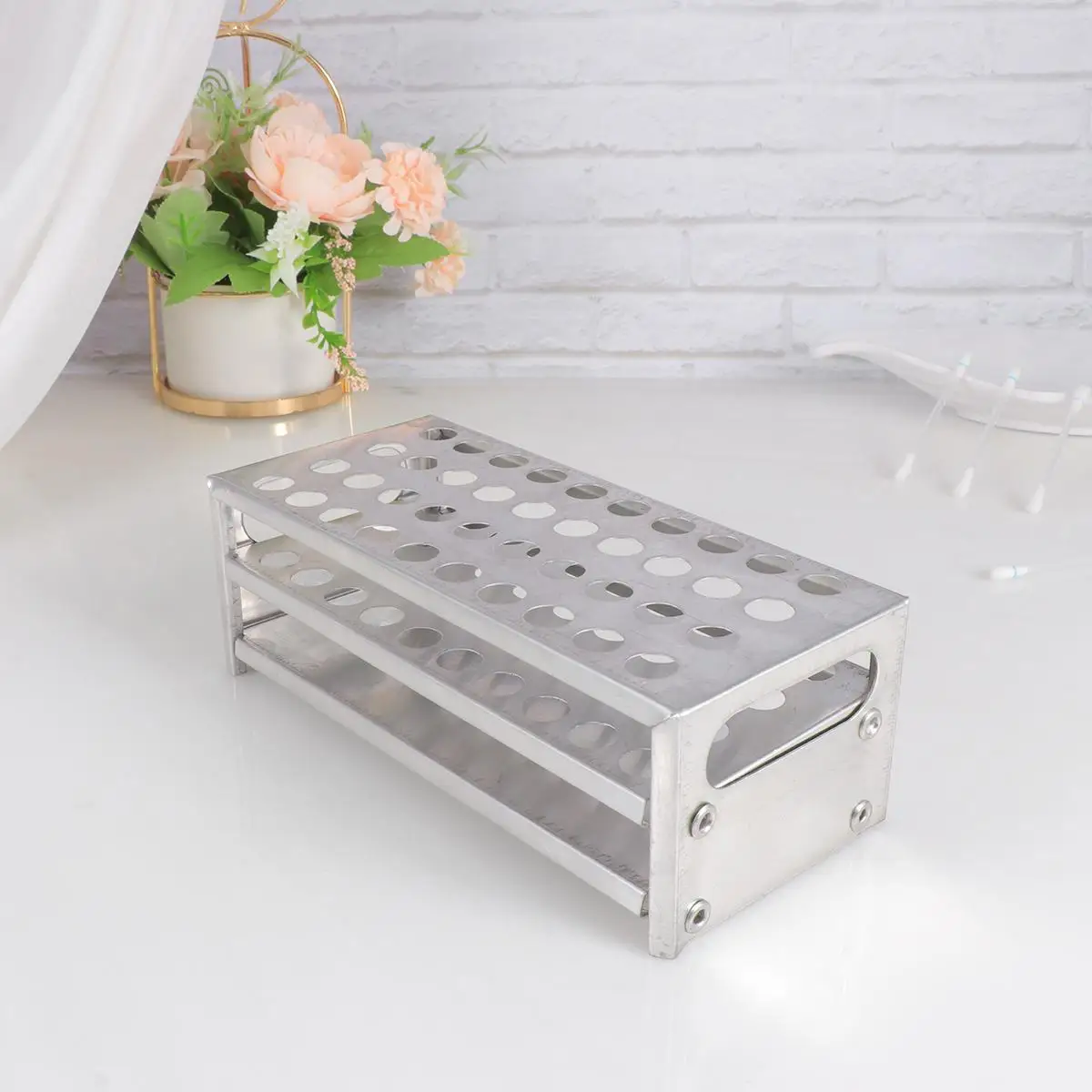 Reagenzglas, Labor-Organizer, Blutentnahmeschale, Halter, Laborröhrchenständer, hochwertige, leichte Aufbewahrung