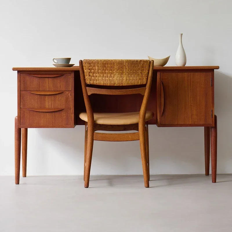 

Стол из массива дерева, средневековый письменный стол, стол для учебы, спальни, хранения