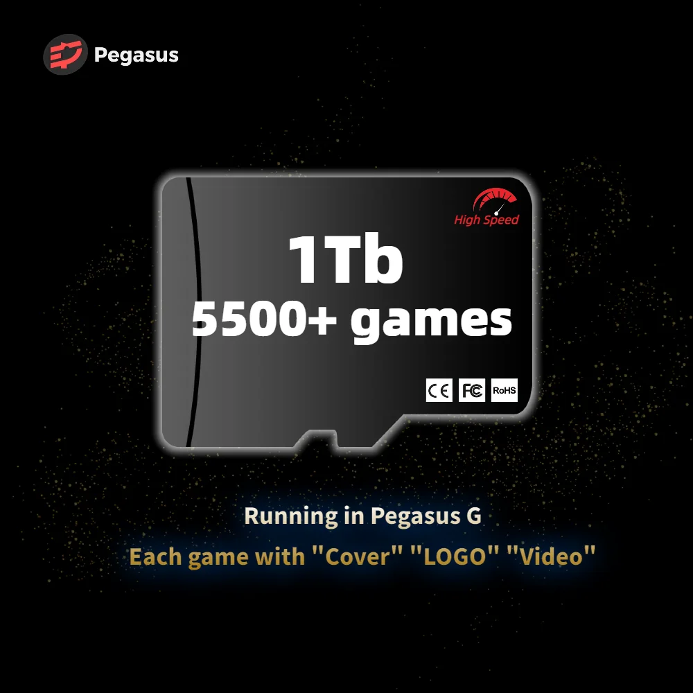 Imagem -06 - Cartão de Jogo Ssd para Bolso Retroid Pro Plus Flip 2s Console Portátil Memória Ps2 3ds Jogos Retro Pegasus g 2t 1t tf