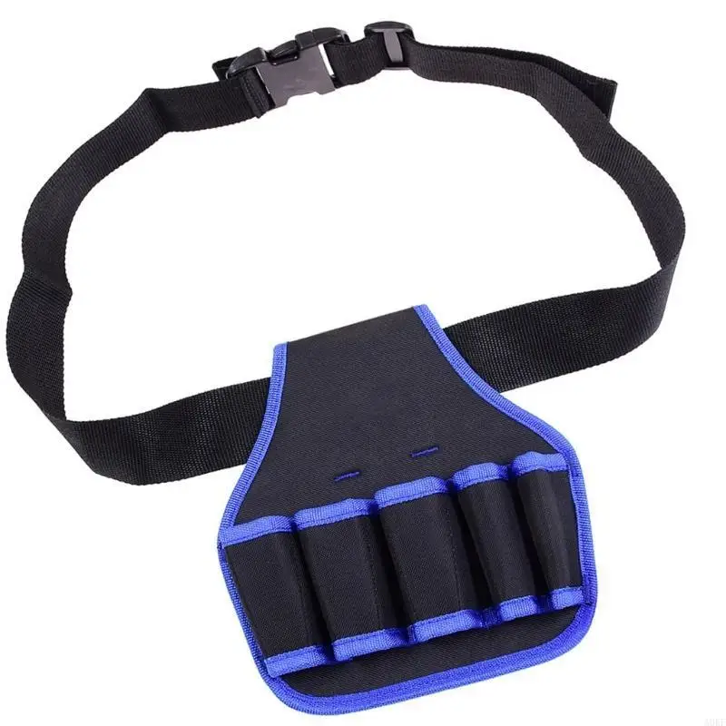 Compact 5 Slot Tool Organizers With Waist Strap 129g Lightweight Design For Construction Maintenance Installation Tasks A0KF
