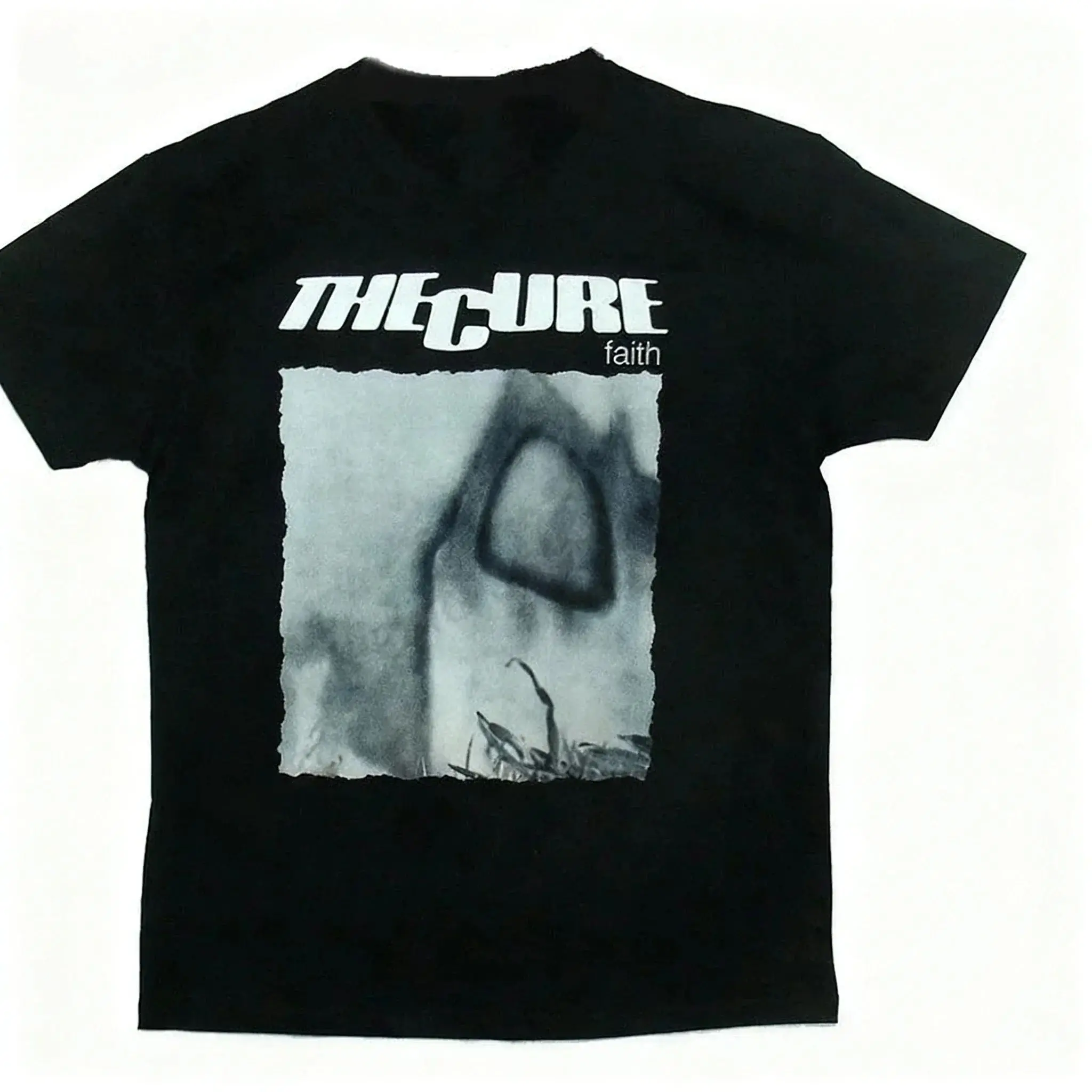 Rock Tops The Cure 2026 Camiseta de doble cara con horario de la gira del Reino Unido y de Irlanda para hombres y mujeres para imprimir mangas cortas de algodón