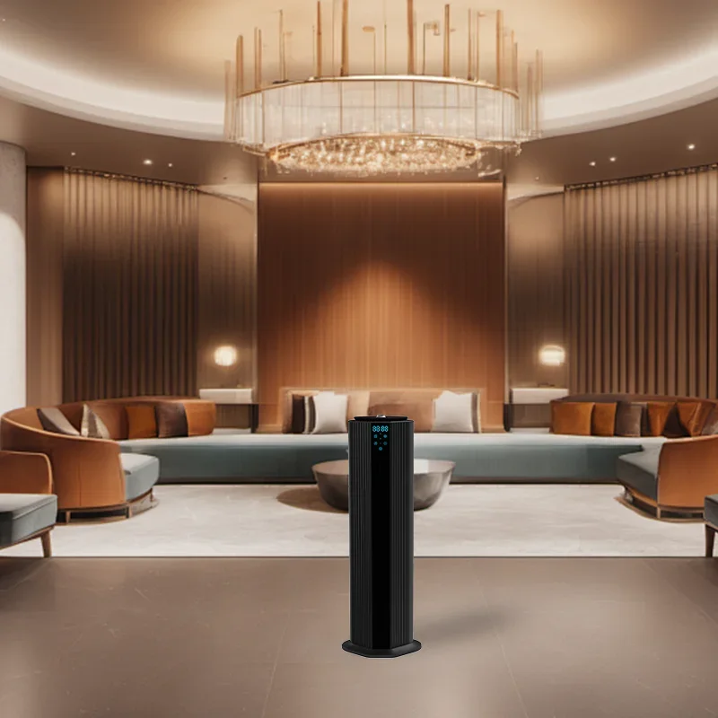 ZXY CNUS S3000TF Touchscreen HVAC Aroma Aluminum Acrylic Scent Wifi Control Diffuser Floor-standing Room Perfume Machine