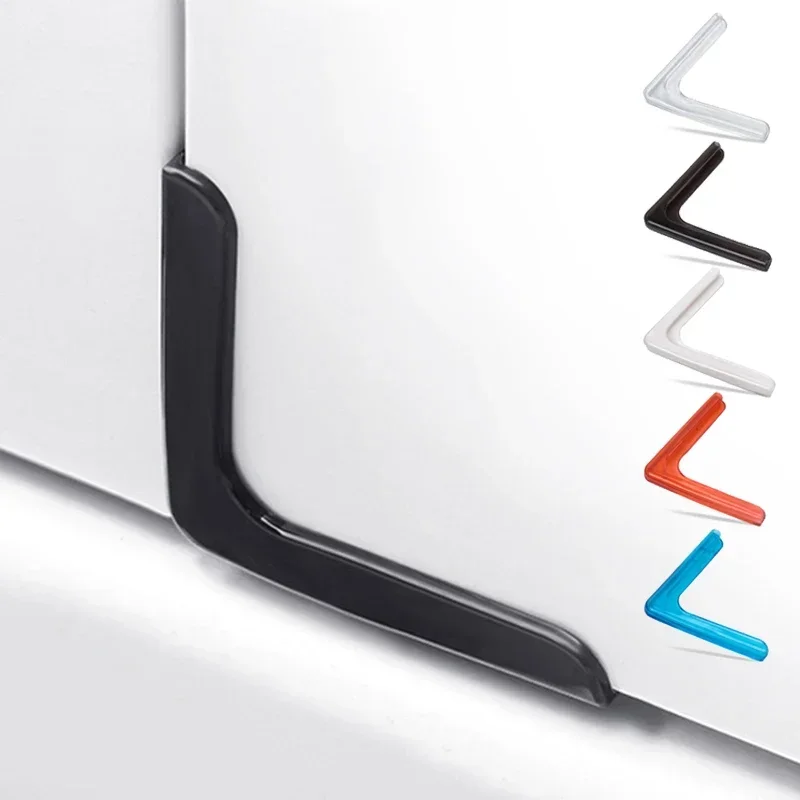 4Pcs Silicone Bumper Crash Scratch Protector Car Door Corner Cover Universal Auto Door Anti-Collision Protector for Car