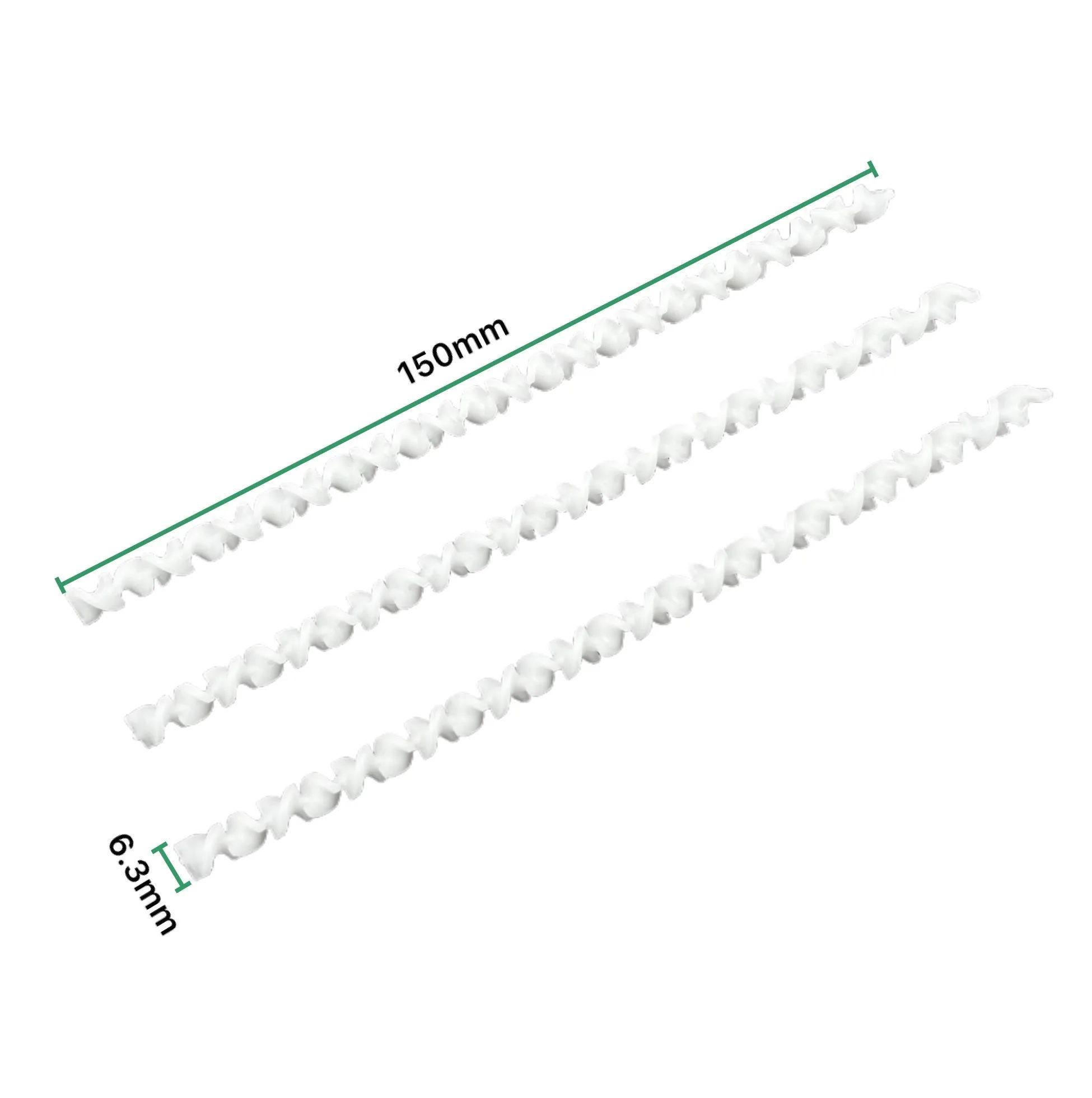 50 Stks/partij Spiraalvormige Statische Mixer Sectie Oplosmiddelen Kleefstoffen Lijnpijpmixer Elementen