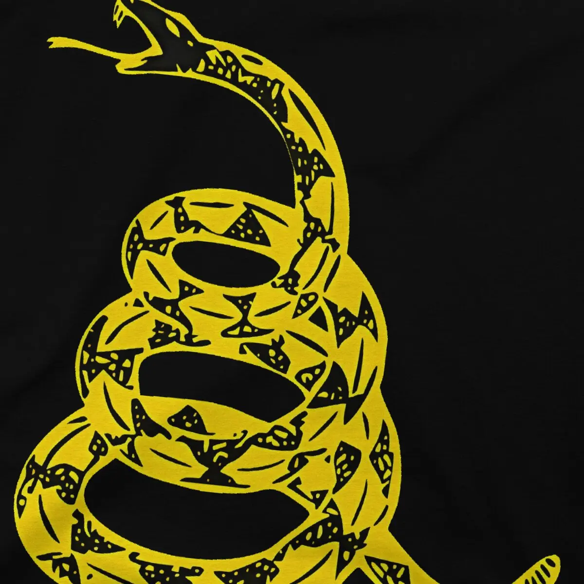 Yellow Snake Gadsden Flag Don\'t Tread On Me Unique 100% Cotton Tees Short Sleeve Javier Milei T Shirt Round Neck Clothing Summer