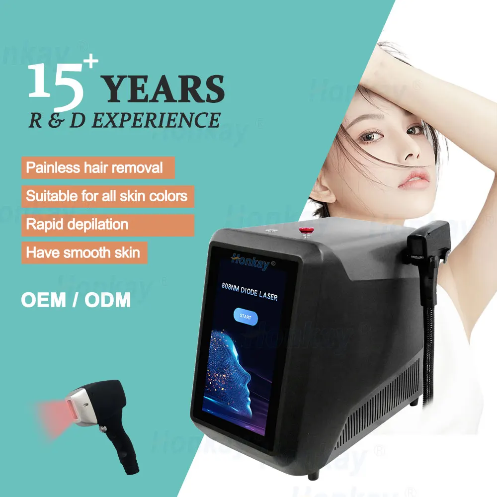 Latest Design OEM ODM 790 808 1060 940nm 4 Waves 500-1600W Diode Laser Hair Removal Machine Permanent Hair Removal For Salon