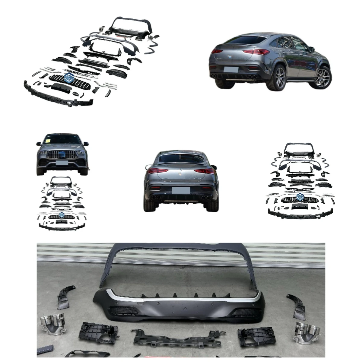 

Dream Garage High-quality Hot-selling GLEW167 Upgraded GLE 53 Body Kit Front And Rear Bumpers For Benz