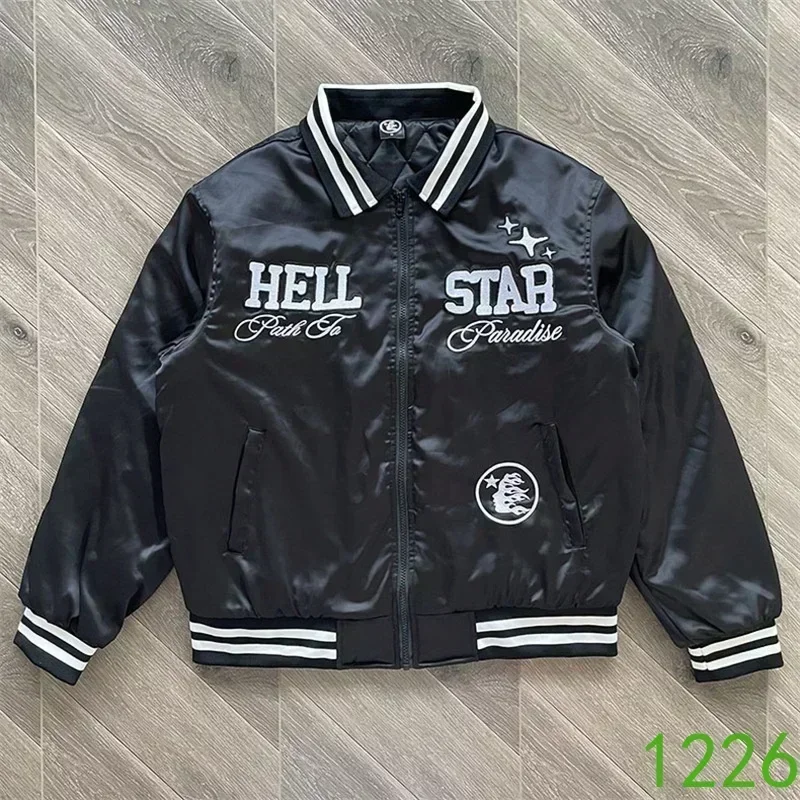 2024ss Green Bomber Jackets Men Women Best Quality Heavy Embroidery Oversized Jacket