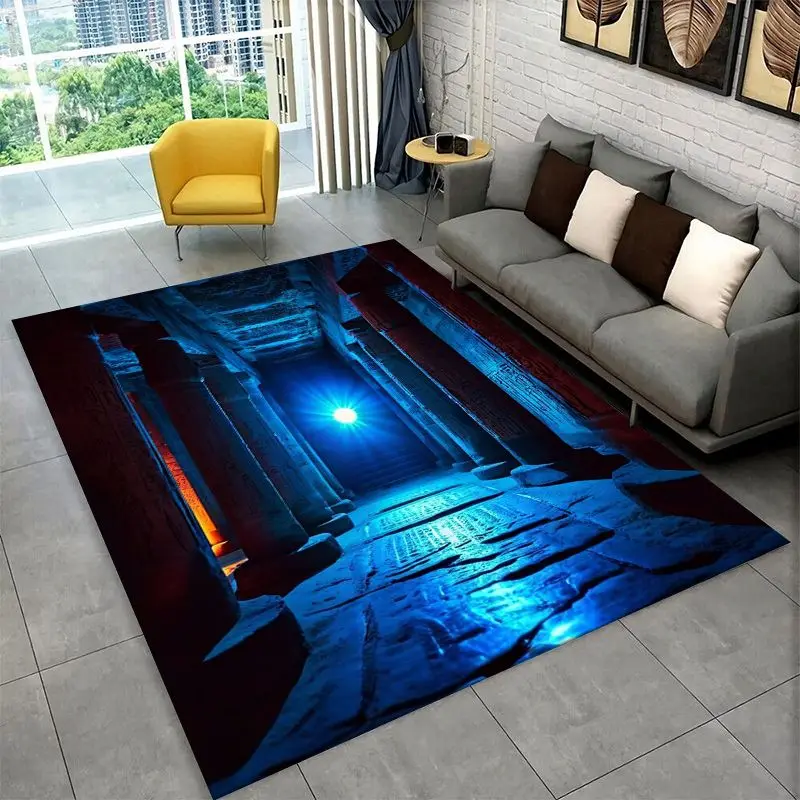 Gothic Magic Gate Door Miracle Large Area Rug Non-slip Durable Carpet for Bedroom Living Room Sofa Doormat Home Decor Floor Mat