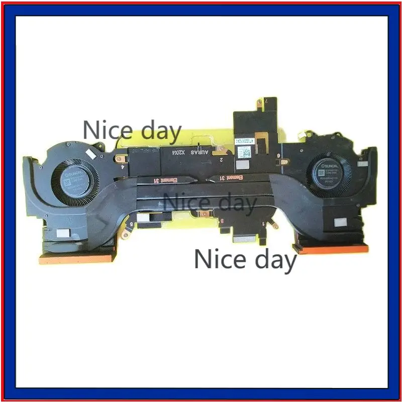 Replacement Laptop CPU GPU Cooling Fan WITH Heatsink For DELL G15 RPL 115W M6F9X 0M6F9X