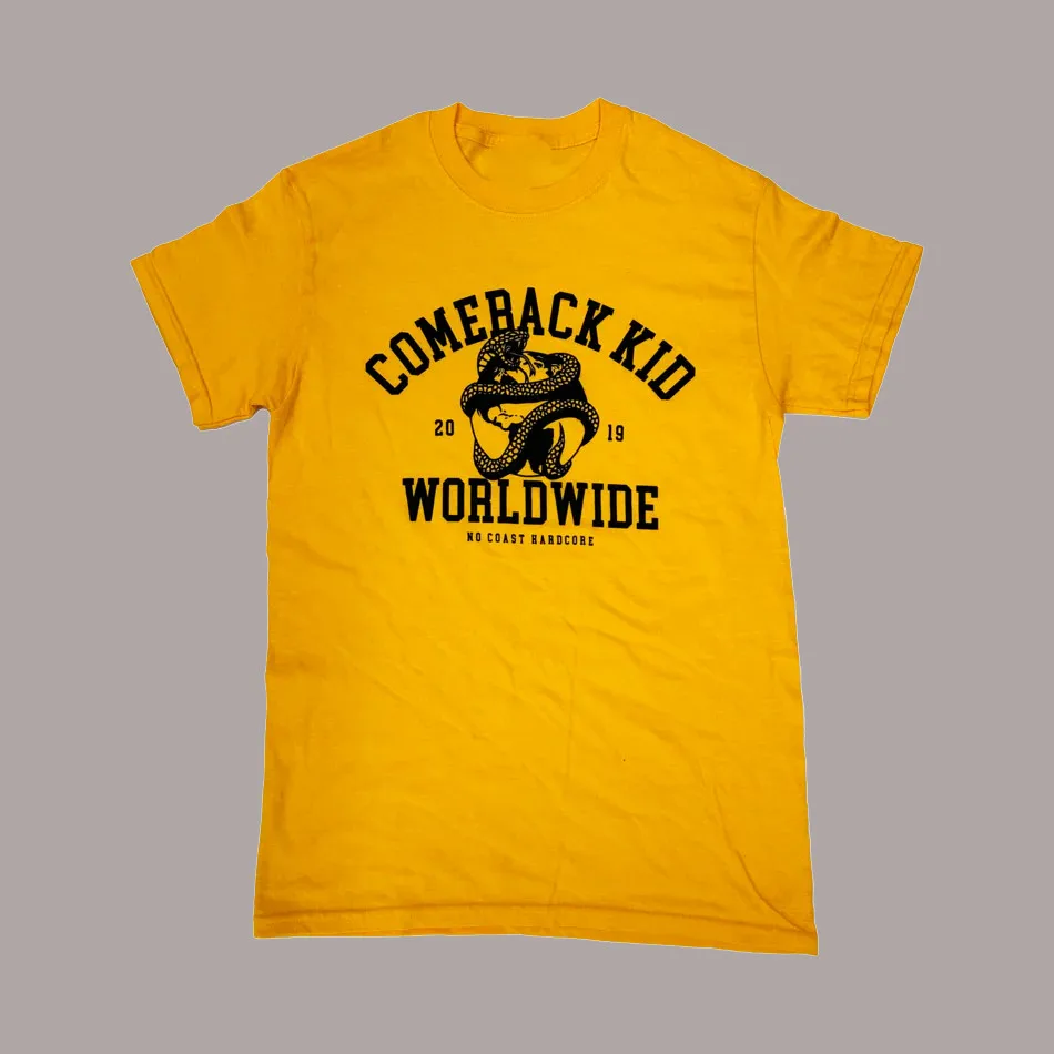 

Comeback Kid Band Gold Color 100% Cotton Size S-4XL T-Shirt Unisex PP574