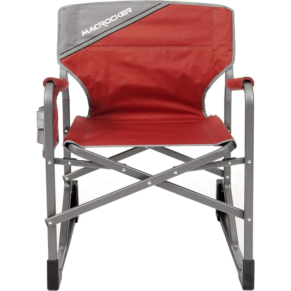 MacRocker Outdoor Foldable Rocking Chair | Portable, Collapsible, Springless Rockers with Rust-Free Anti-Tip Guards