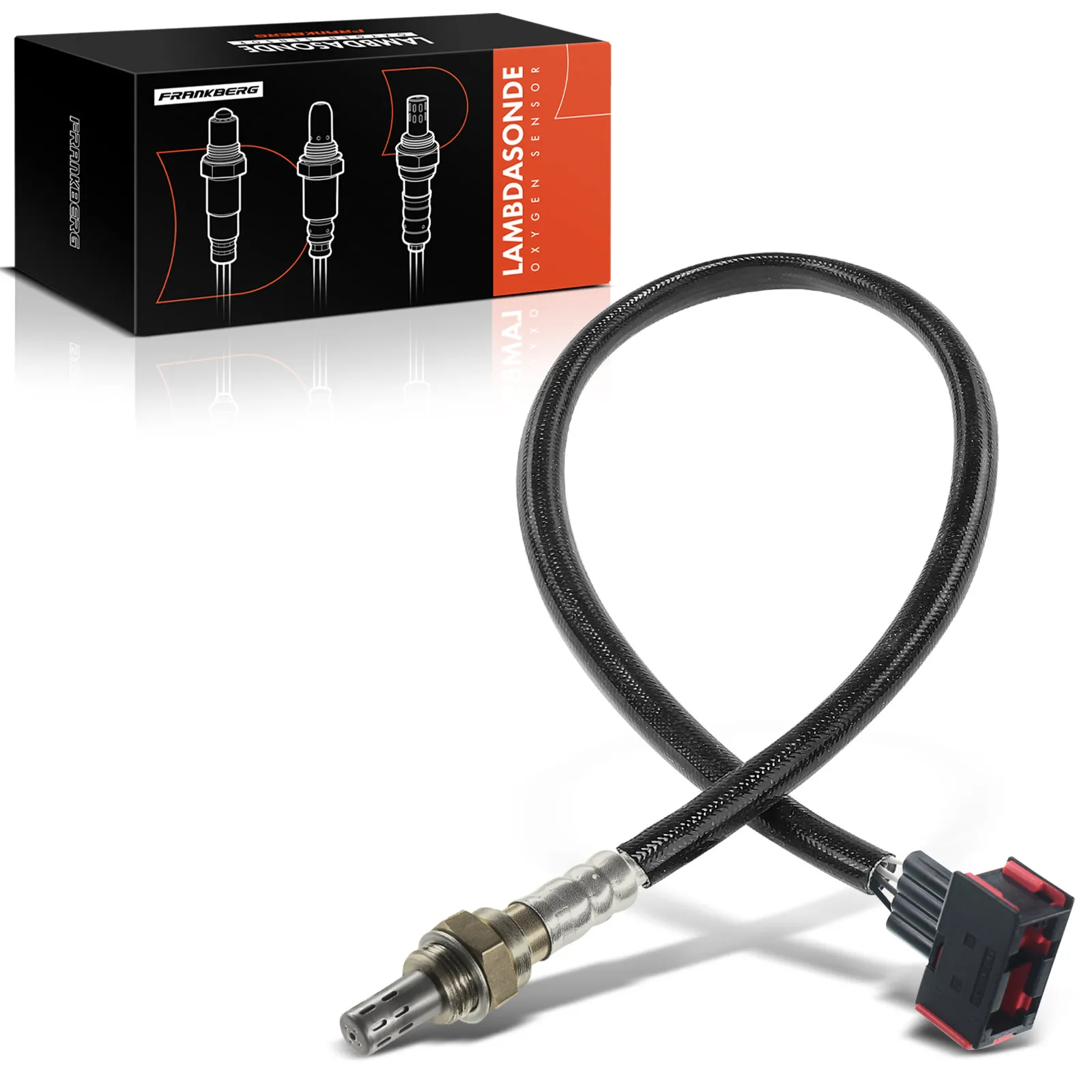 Frankberg 1x Lambdasonde Regelsonde/Diagnosesonde Vor/Nach Katalysator für Porsche Boxster 986 2.7 3.2L 1999-2002 250-24423