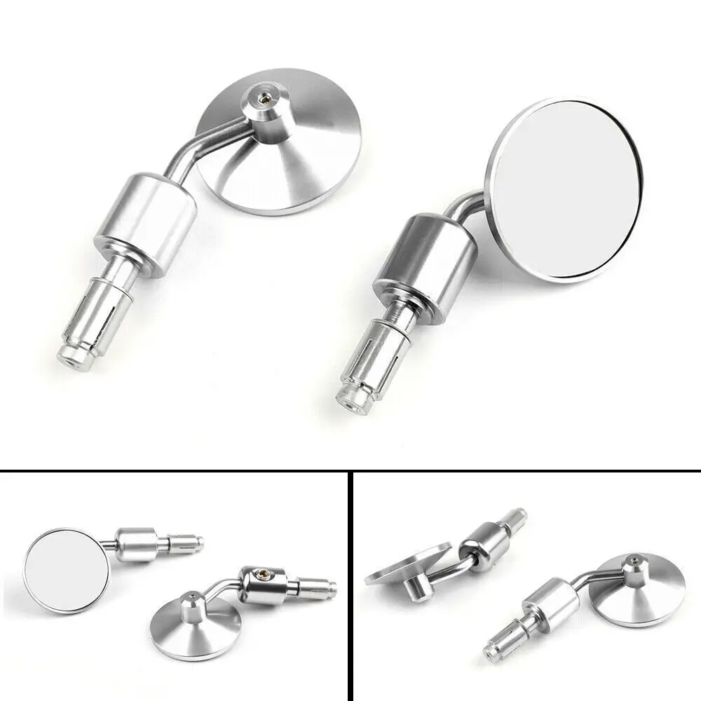 دراجة نارية عالمية باستخدام الحاسب الآلي الألومنيوم الرؤية الخلفية 3 "مقود نهاية 7/8" المرايا لكاواساكي ياماها هوندا سوزوكي دراجة نارية المروحية