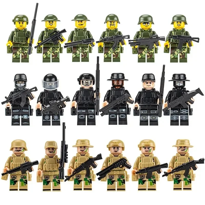 Soldatenpuppen, humanoide Puppen, Minipuppen, Schmuckstücke, Zeichentrickfiguren, Weihnachtsgeschenke für Jungen und Mädchen, Minifiguren – Detail 4