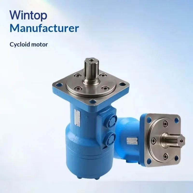 BM3 Cycloidal Hydraulic Motor for Geological Exploration Rig Winches Cable Layers Sweepers Compact Excavators Available