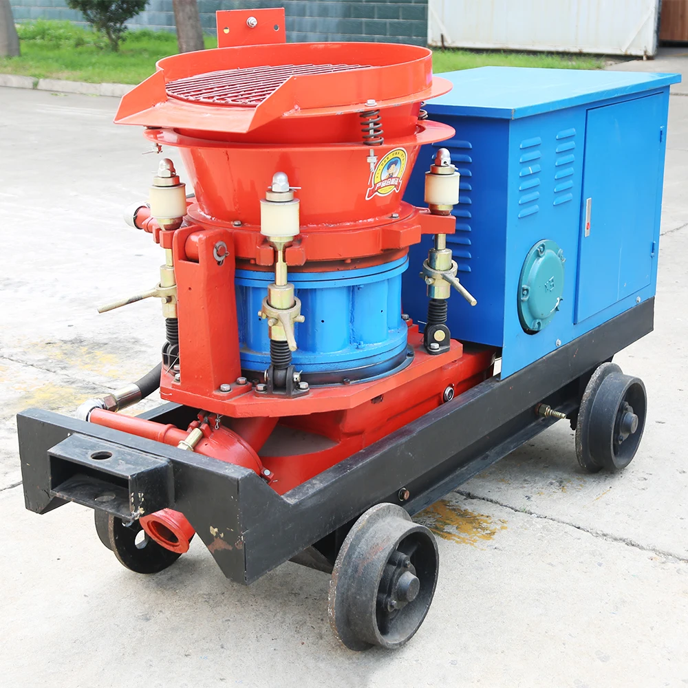 Wet & Dry Mix Shotcrete Machine Rail Mounted Concrete Gunite Spraying Machine Mining Tunnel Shotcreting Equipment