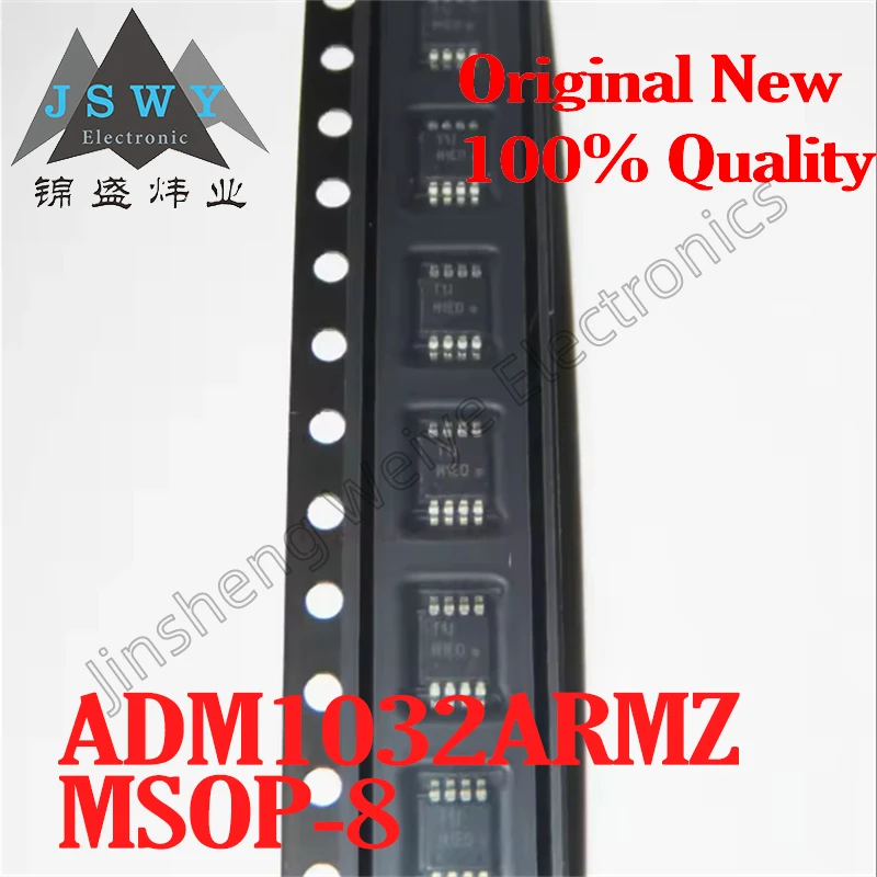 (5/20 Pieces) ADM1032ARMZ MSOP-8 ADM1032/Dual Channel Digital Thermometer Chip/New Original Spot Electronics