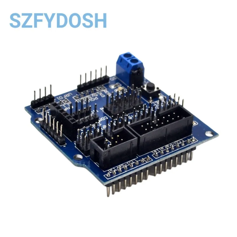Sensor Shield V5.0 scheda di espansione del sensore per UNO MEGA R3 V5 per Arduino blocchi elettronici di parti di robot