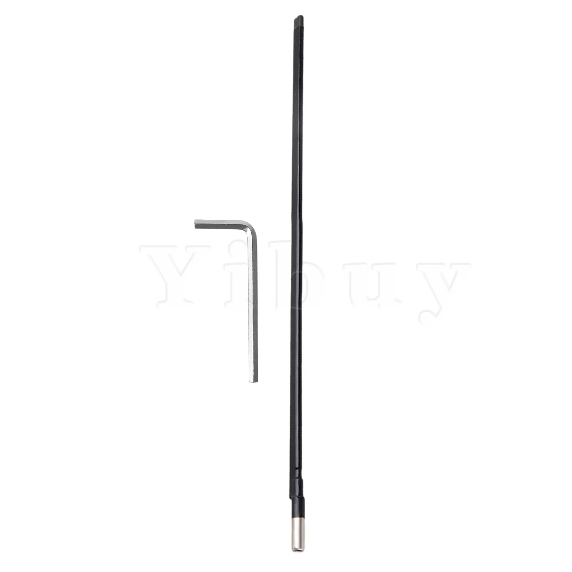 

Yibuy 20 Pcs Black 9 x 440mm Guitar Truss Rod Steel Two Way Adjustment Guitar Neck Rod