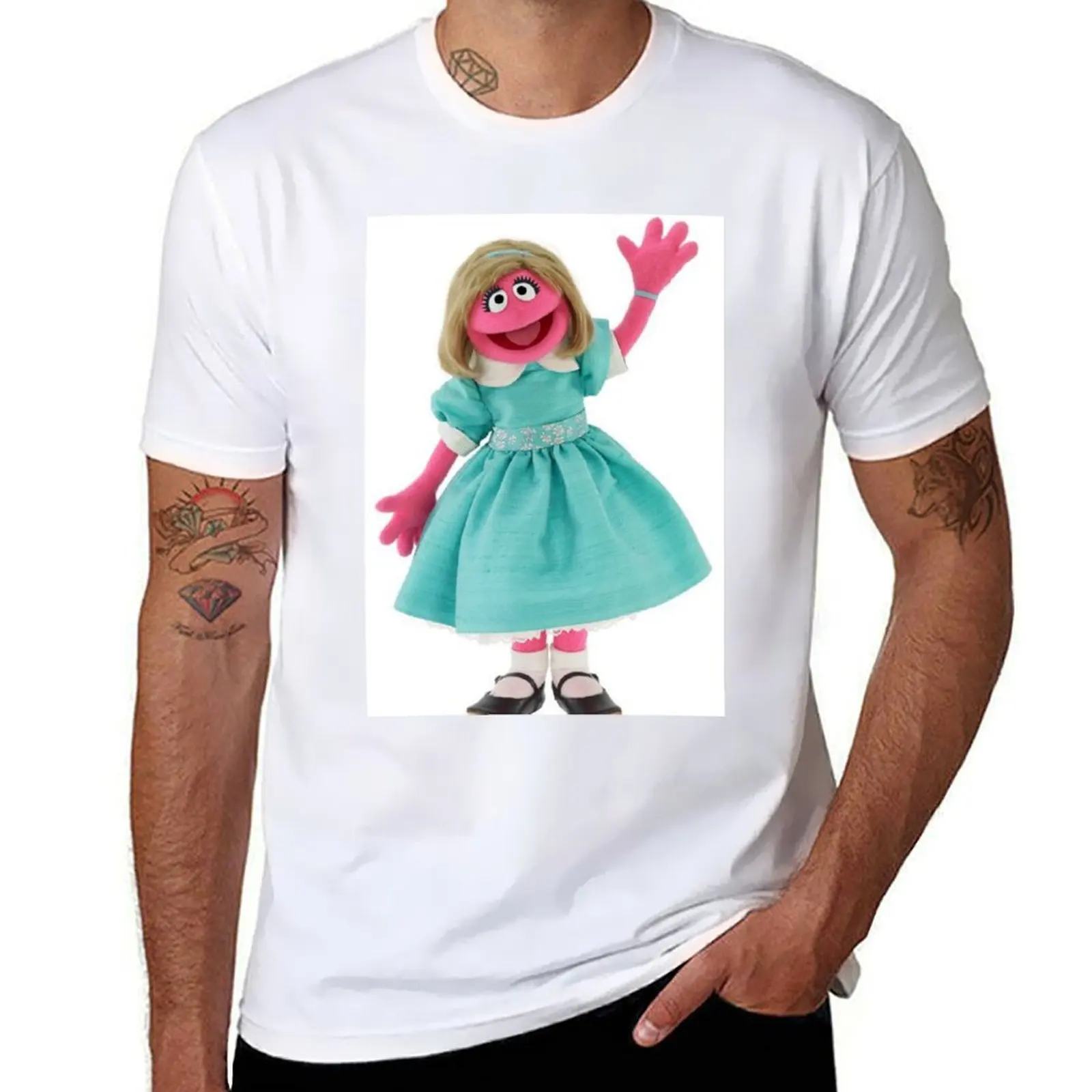 

Happy Muppet Girl T-Shirt anime Clothing graphic shirts shirts graphic tee men