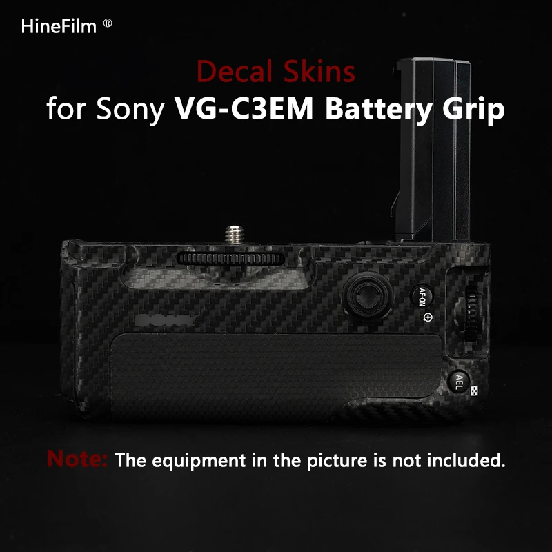 VG-C3EM naklejka na uchwyt baterii aparatu VGC4EM do skóry akcesoria do kamery Sony 1.4X 2.0X telekonwerter uchwyt boczny naklejka ochronna