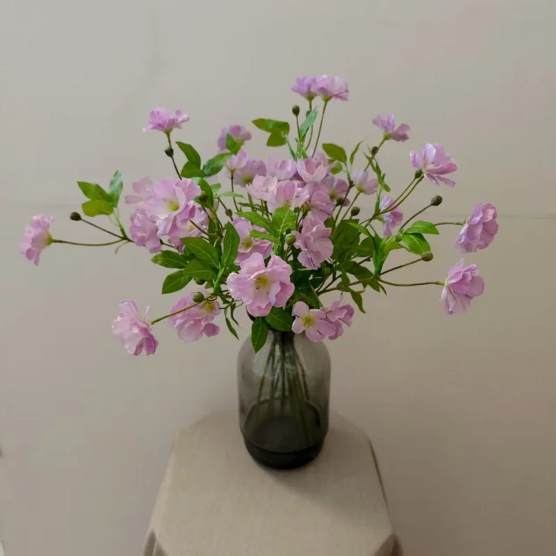 

18/24/30/36pcs Beautiful Silk Fabric Artificial Flower Bouquet of Small Butterfly Peony for Wedding Home Accessories Decoration