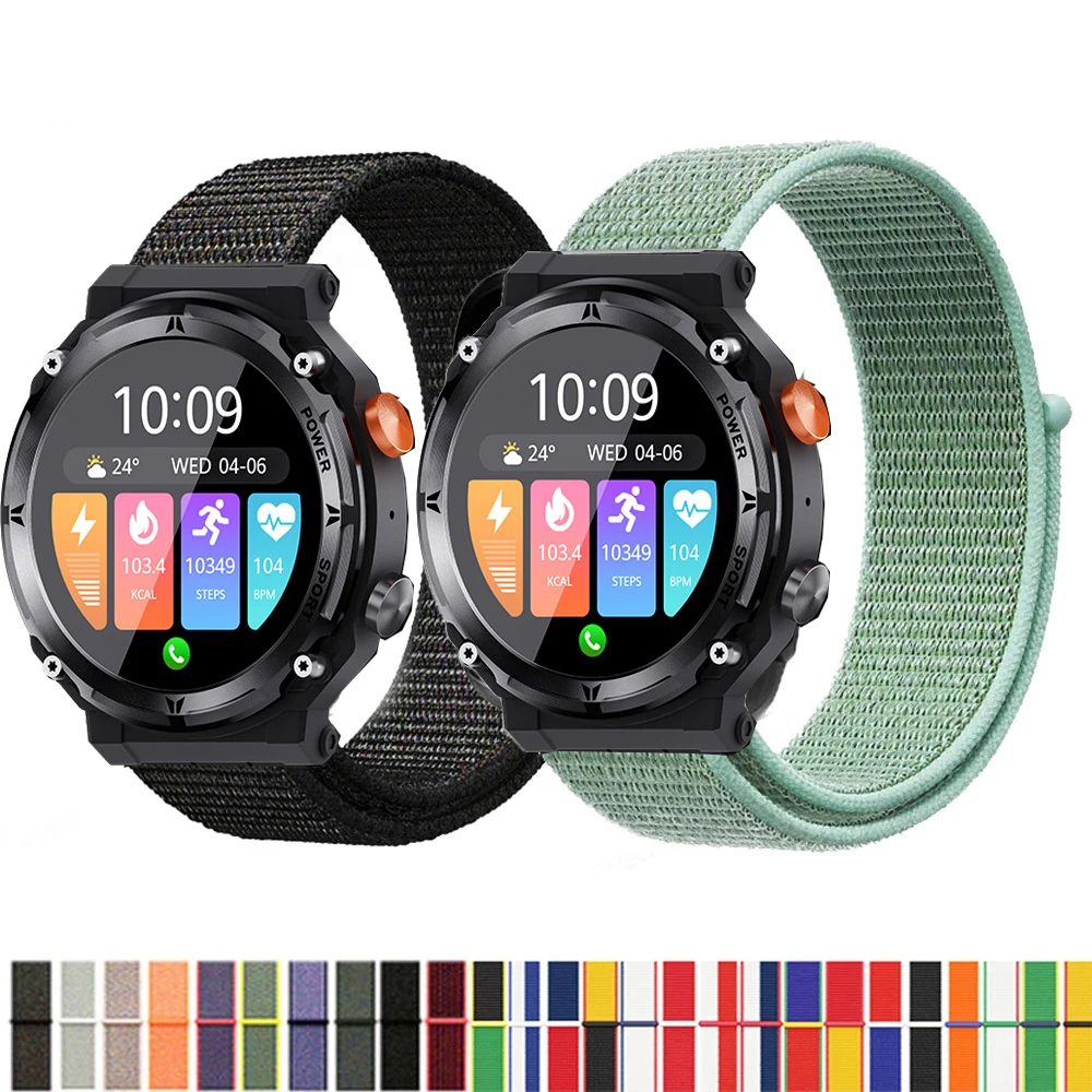 

Nylon Loop Strap for C21 Pro Smartwatch Replacment Bracelet Sport Watchband Correa for C21 Pro Smart Watch Band