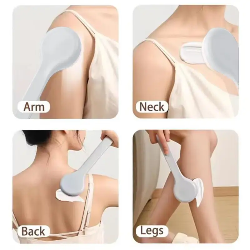 

Lotion Applicator Body Wash Brush Padded Brush With Long Reach Handle Self Application For Back Feet Skin Cream Sunscreen