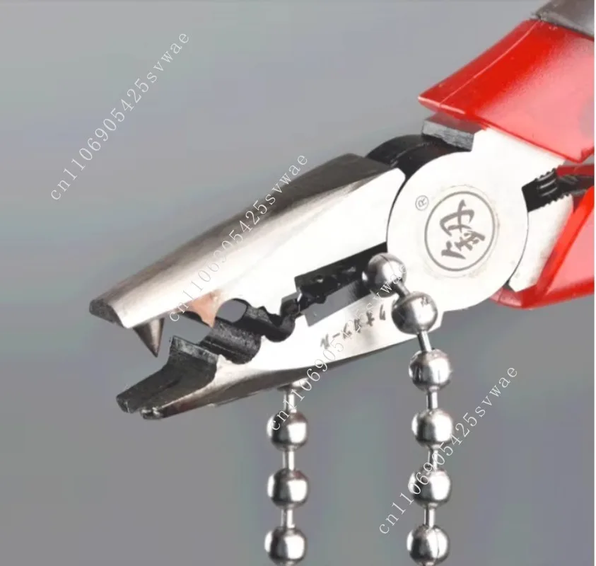 2020 مكونات الستائر الدوارة 4.5 ملم # 10 كماشة تجميع سلسلة خرز النيكل لا نهاية لها مع أداة القطع للانضمام ذو طيات #6