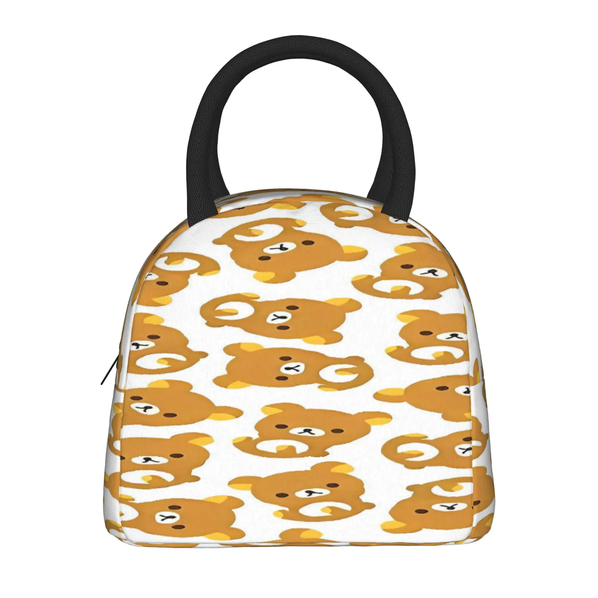 

Rilakkuma Lunch Bag Convenient Lunch Box Men Outdoor Picnic Graphic Design Cooler Bag Cute Oxford Tote Food Bags
