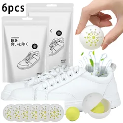 6pcs Shoes Deodorant Balls Multifunction shoes smell remover Freshener Ball Footwear Shoe Closet Toilet Fresh Tea Fragrance Ball