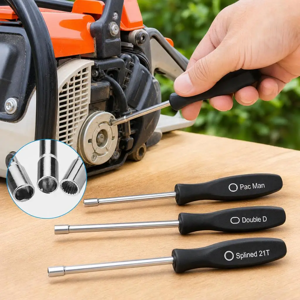 3 Pcs Carburetor Adjustment Screwdriver Carburetor Adjustment Chainsaw Tool  For Poulan Husqvarna Craftsman Repair Tool