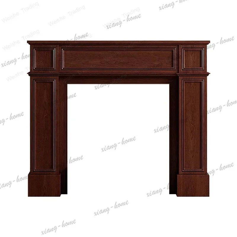 FG Vintage fireplace decoration living room side cabinet walnut extremely narrow entrance cabinet rack