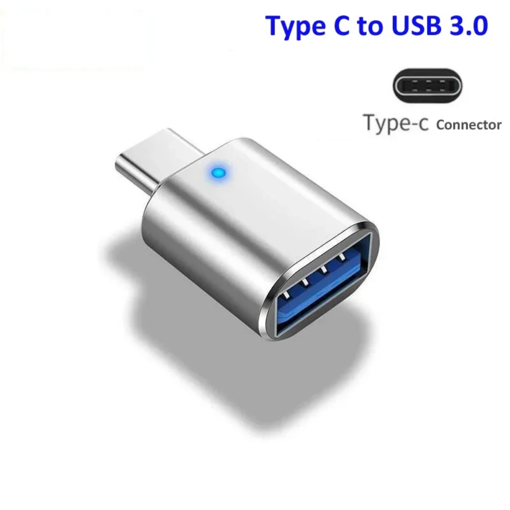 NNBILI USB C To USB Adapter, USB C Male To USB 3.0 Female Adapter OTG Converter Compatible With MacBook Pro  And More Typ