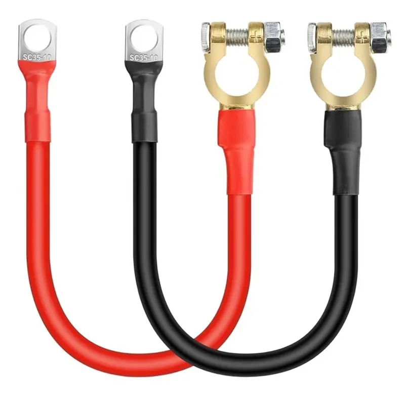 IALJ-Battery Cables 2 AWG, 16 Inch,With 3/8