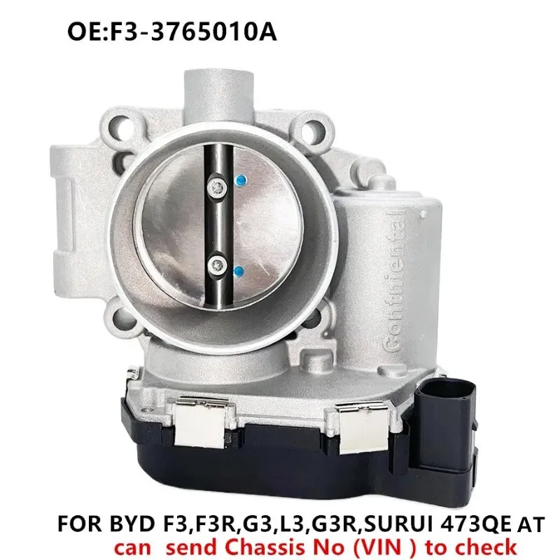 

473QE Electronic Throttlen Body Assy for BYD F3 G3 L3 YUAN Surui Automatic 1.5T Throttle Valve Car Accessories F3-3765010A