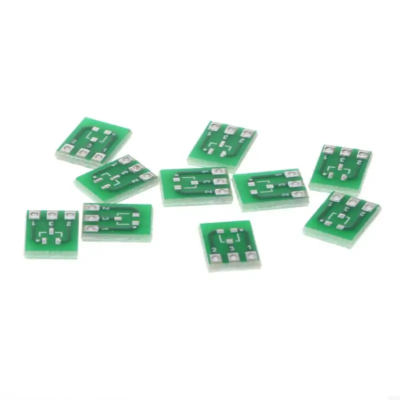 MOLF 10 Pcs 양면 SOT23-3-DIP SIP3 어댑터 PCB 보드 DIY 변환기