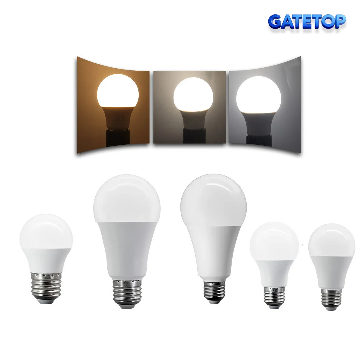 

10PCS G45 A60 3W 9W 12W 18W 20W E27 LED Bulb Lamps Light AC220V 110V No Flicker Cool Lighting for Home Foyer Room Decor