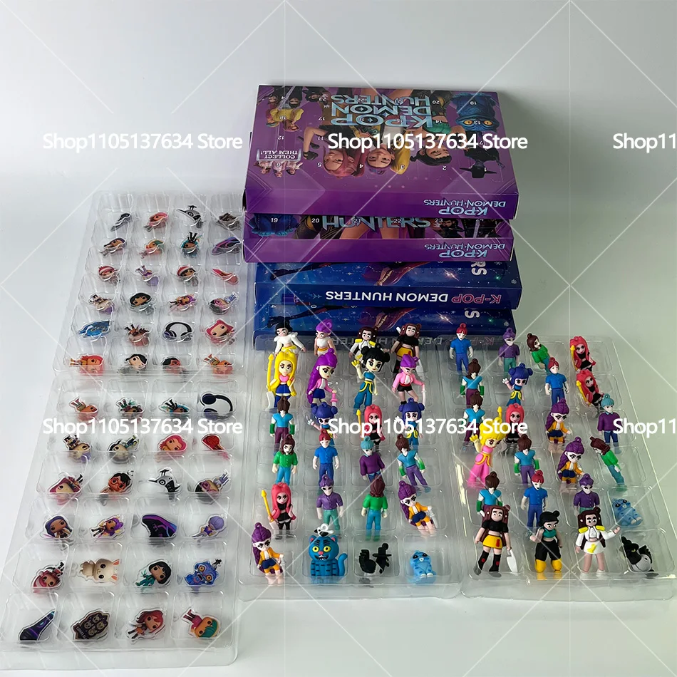 Nouveau chasseur de démons en acrylique, ornement d'arbre de noël, boîte aveugle de l'avent de Style Kpop, décor de vacances gothique mignon pour adolescents et femmes, cadeau