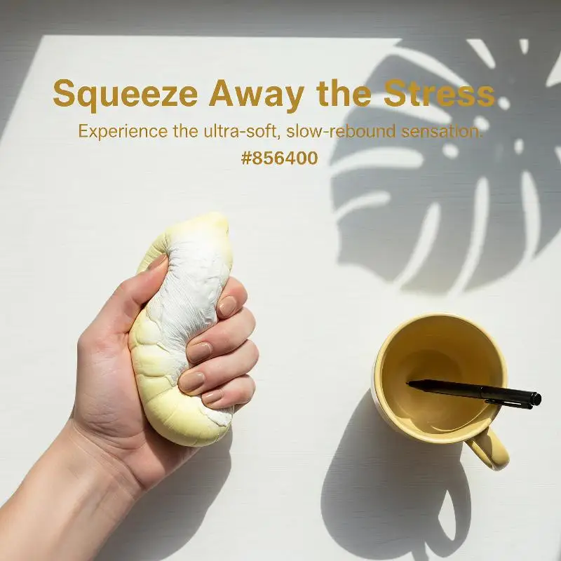 1Pcs Durian Slow Rising Soft Squeeze Toy Realistic Simulation Fruit Stress Relief Fidget Toys Decor Gift For Kids Adult
