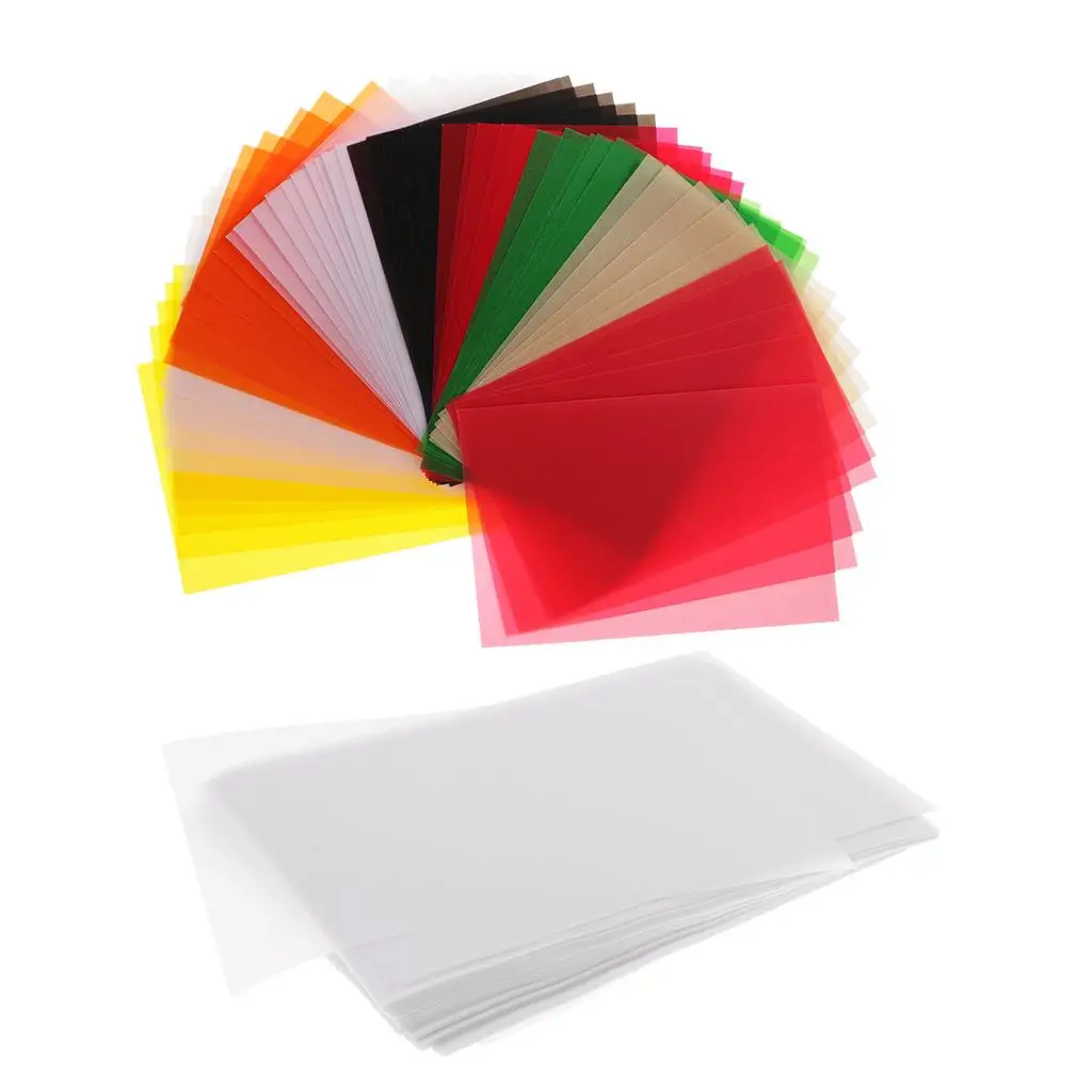 White and Multicolor Drawing Tracing Paper Sheets Material Paper for Artistic Design Tattoo Stencils