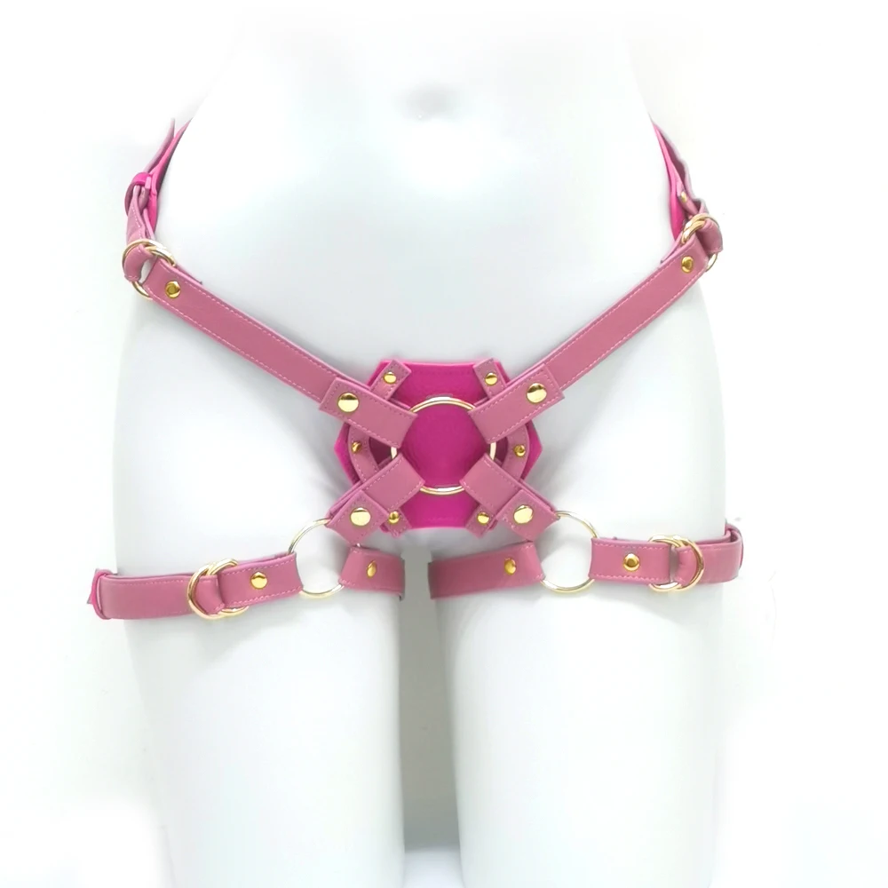 Women Leather Harness Dildo Strapon Belt Strap On Bdsm Bondage Panties Adult Sex Toys For Woman Couples Sex Products Punk Gothic