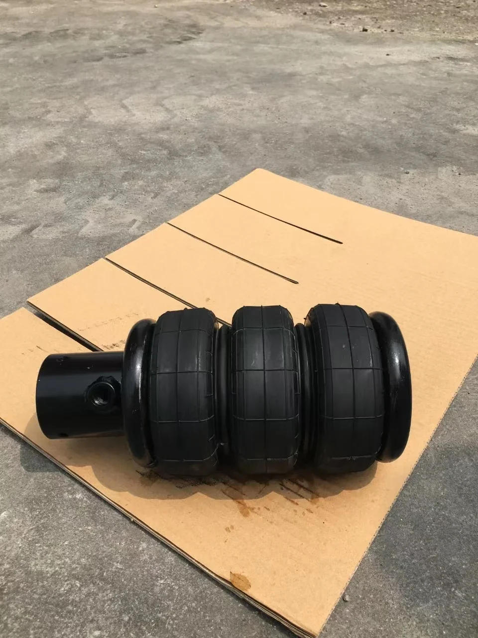 Universal Triple Convoluted Rubber Air Ride Lift Bellow Bag Suspension Spring Shock Absorber air spring