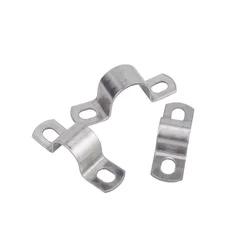 304 Stainless Steel Thickened Saddle Clamp, Water Pipe Bracket, U-Shaped Pipe Buckle