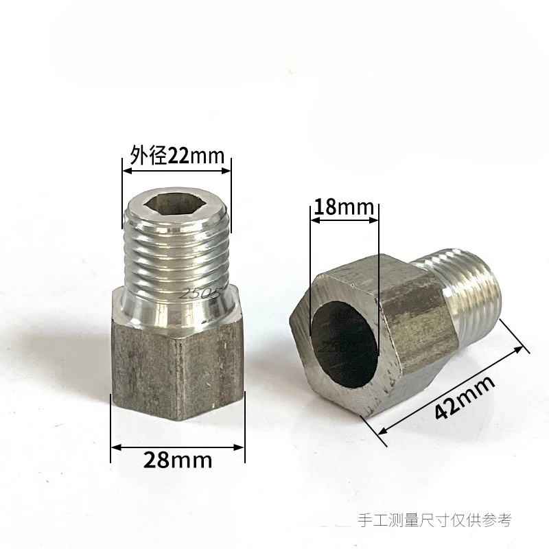 

Drill pipe welding head 28 tube 30 tube 22 Beijing wire drilling extension rod hexagonal screw head