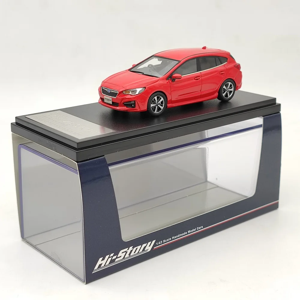 

Hi-Story 1/43 Impreza Sport 2.0i-S EyeSight 2016 Red HS190RE Resin Model Car Limited Collection Auto Toys Gift